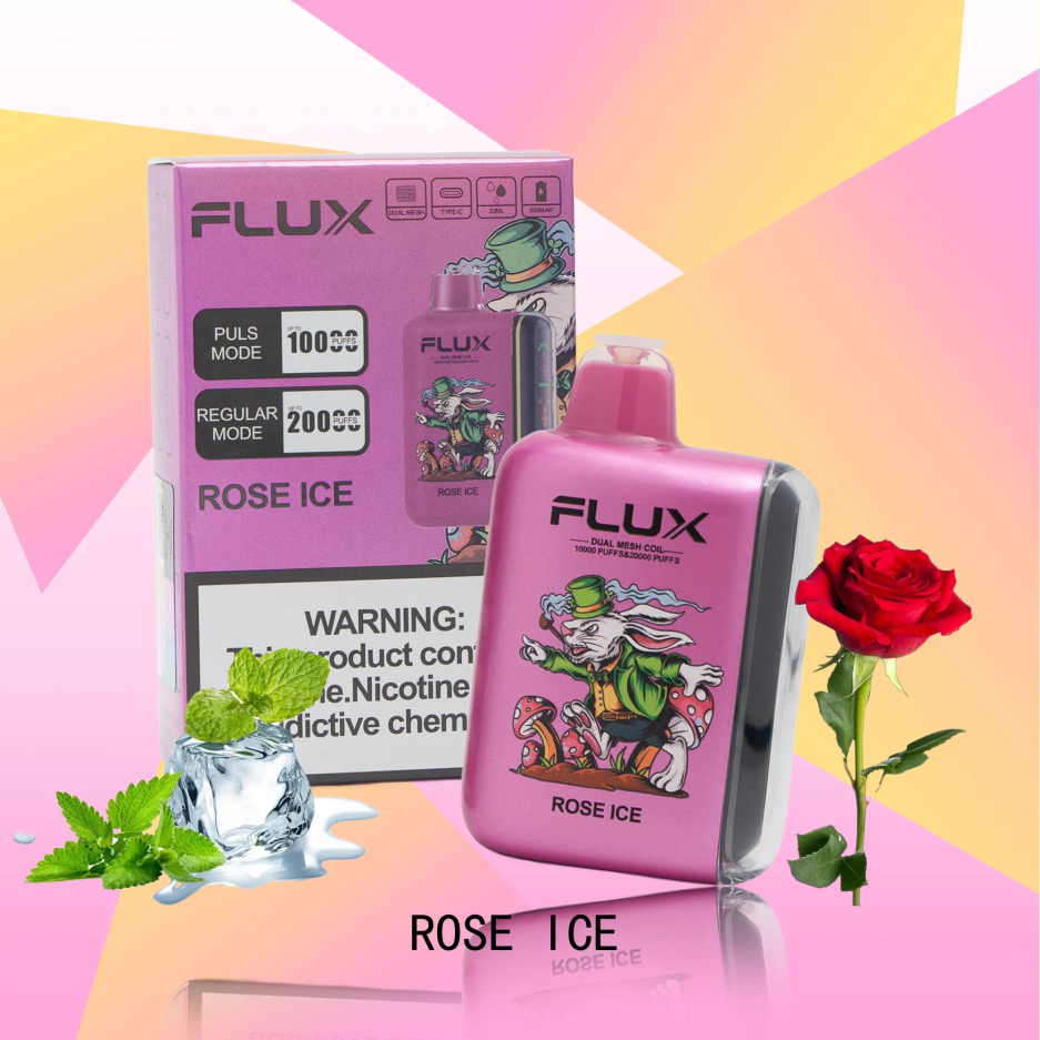 FLUX ROSE ICE20000 puffs · 12ml · LED display · 500mAh battery · Type-C portAU$30.00Fimadina