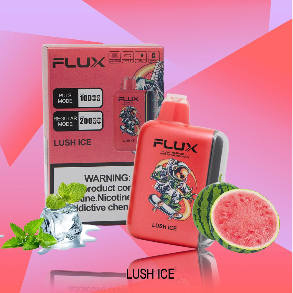 FLUX LUSH ICE20000 puffs · 12ml · LED display · 500mAh battery · Type-C portAU$30.00Fimadina