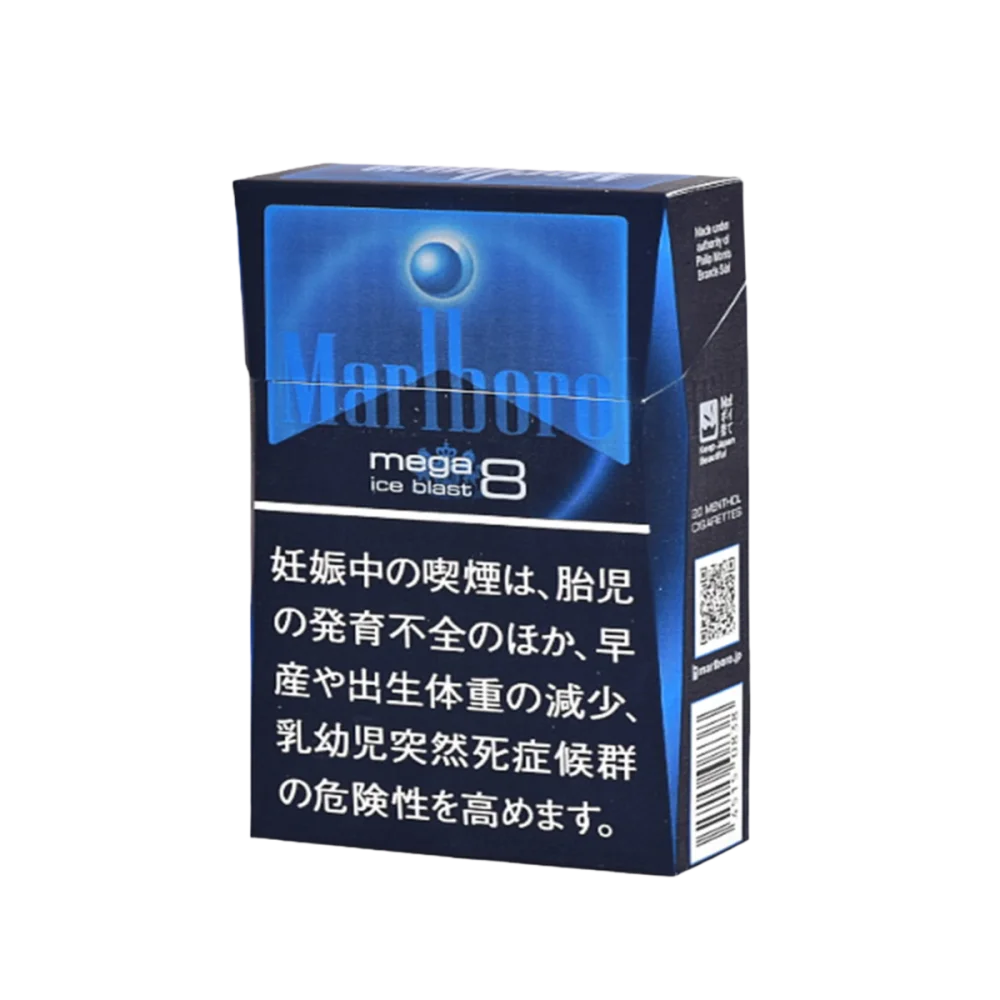 Marlboro Frost Mega 8mg (Japan)• Marlboro Ice Blast Mega 8mg from Japan
• Smooth taste with a strong cooling sensation
• Authentic Japanese market cigarettes
• Low tar and nicotine content
• Perfect for smokers looking for a lighter optionAU$230.00Fimadina